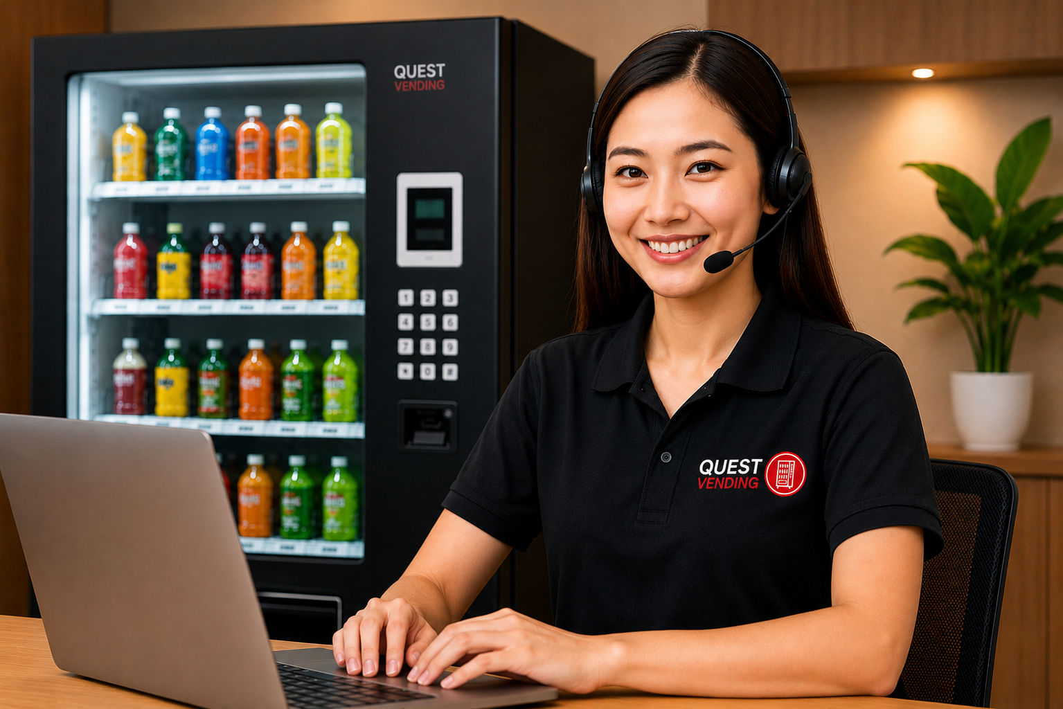 Quest Vending customer support representative